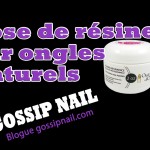 Pose de résine sur ongles naturels