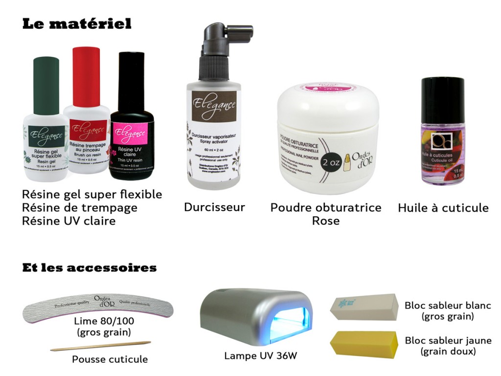 Pose de résine sur ongles naturels - Gossip Nail