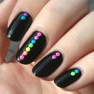 color dot nails