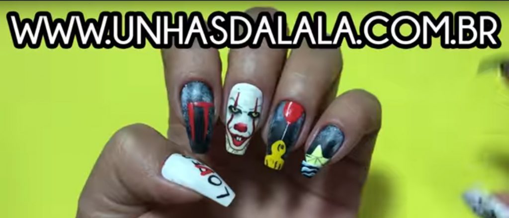 Nail art IT Pennywise - Grippe-Sou Çaa