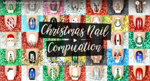 nail art christmas compilation de Noël